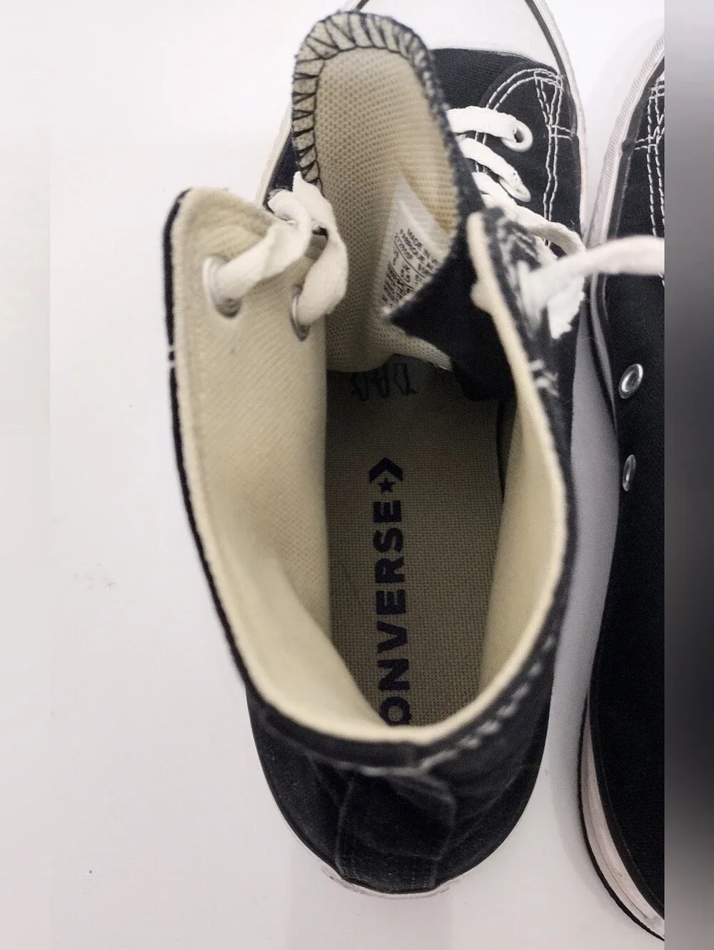 Converse Chuck Taylor All Star EVA Lift Platform High Top Black Kids Sz 6 Unisex